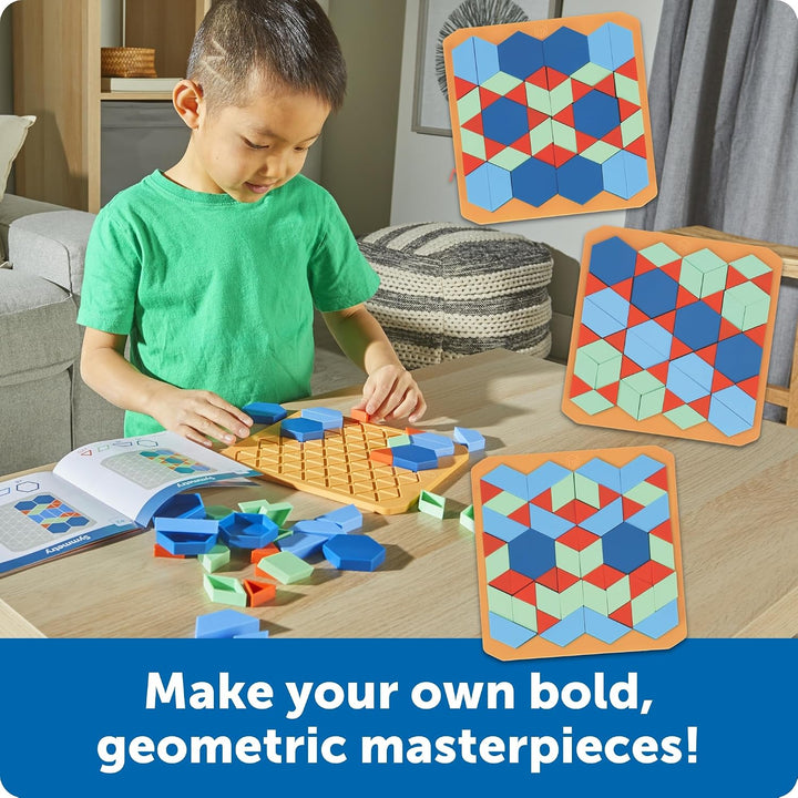Learning Resources STEM Explorers Mathemosaiken mit Musterbausteinen, ab 5