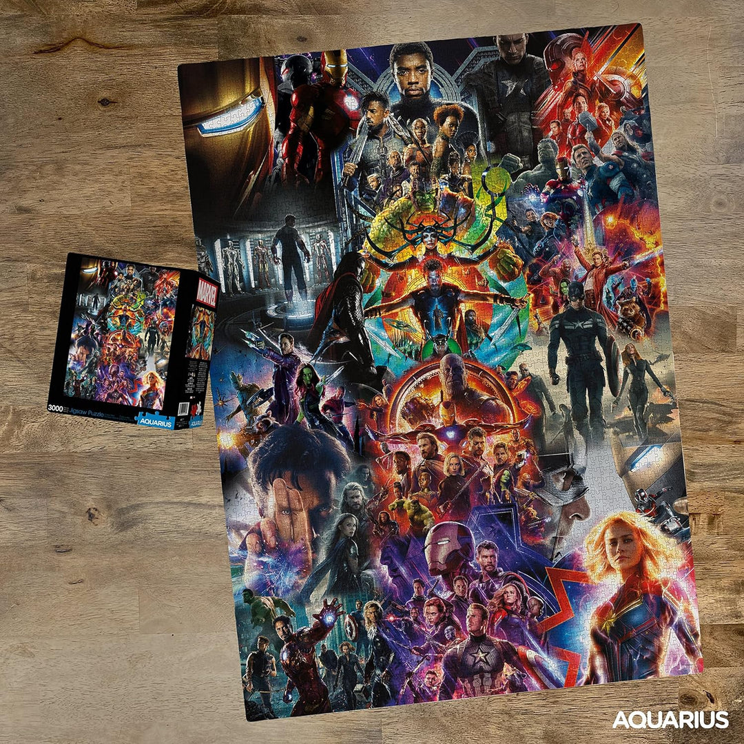 Aquarius Marvel Avengers Collage (3000 Piece Jigsaw Puzzle) - Glare Free - Precision Fit - Officiall