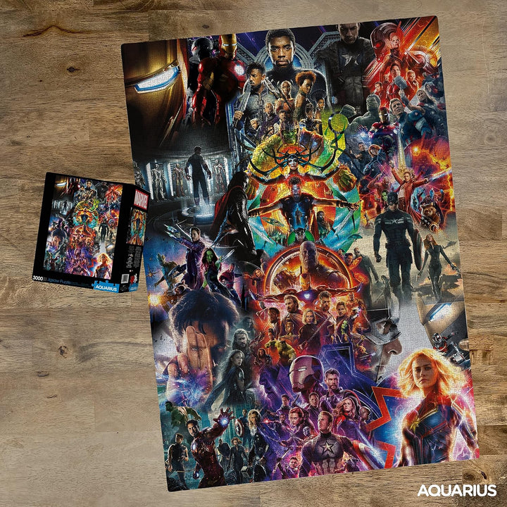Aquarius Marvel Avengers Collage (3000 Piece Jigsaw Puzzle) - Glare Free - Precision Fit - Officiall