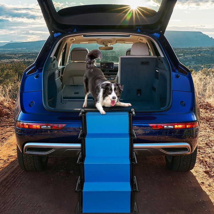 Treppe für grosse und kleine Hunde, Rampe für Hunde, Autorampe, faltbar, für Auto, Sofa oder Bett, r