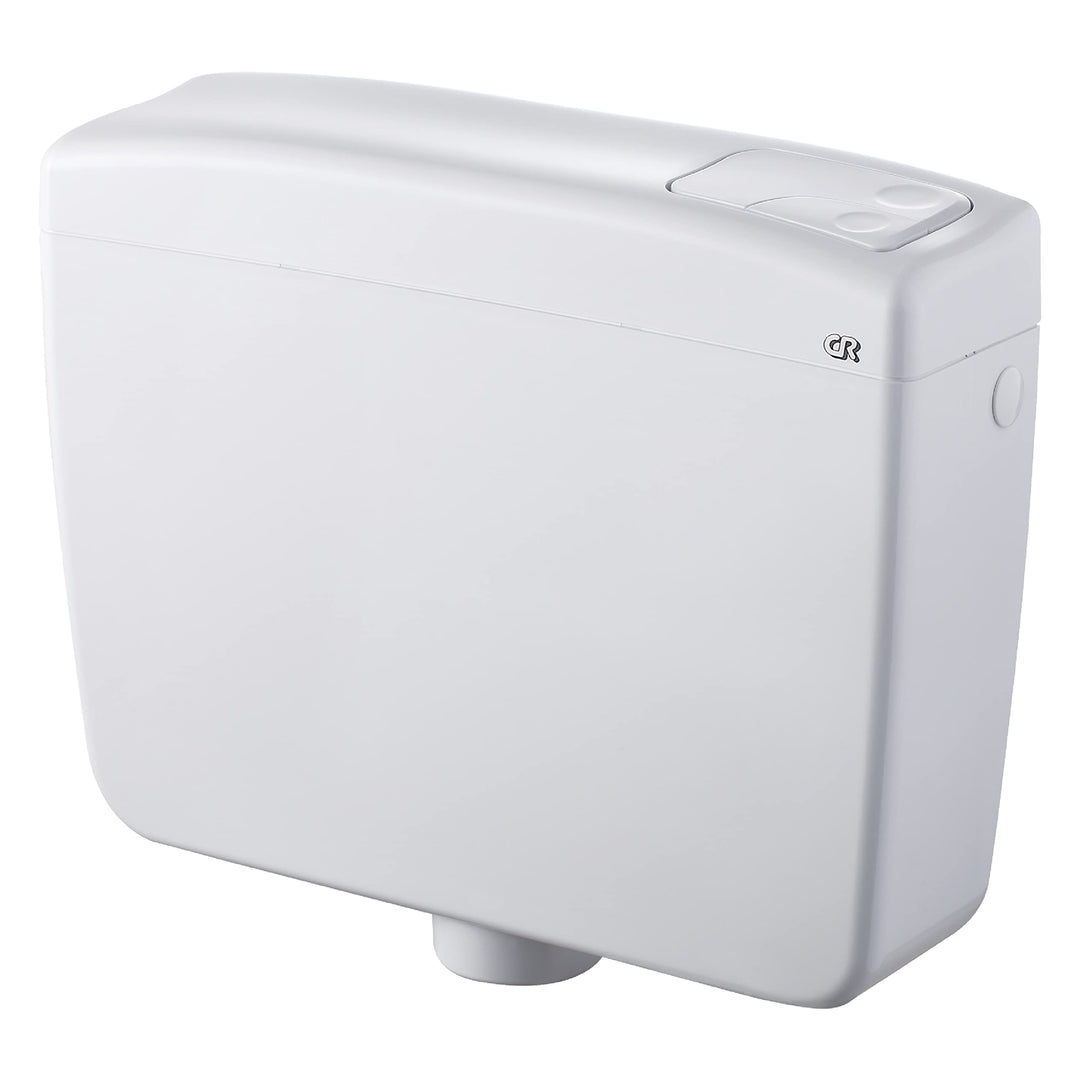 Delta WC-Spülkasten, 2 Stück, 3/9 l, komplett mit doppeltem Ablauf