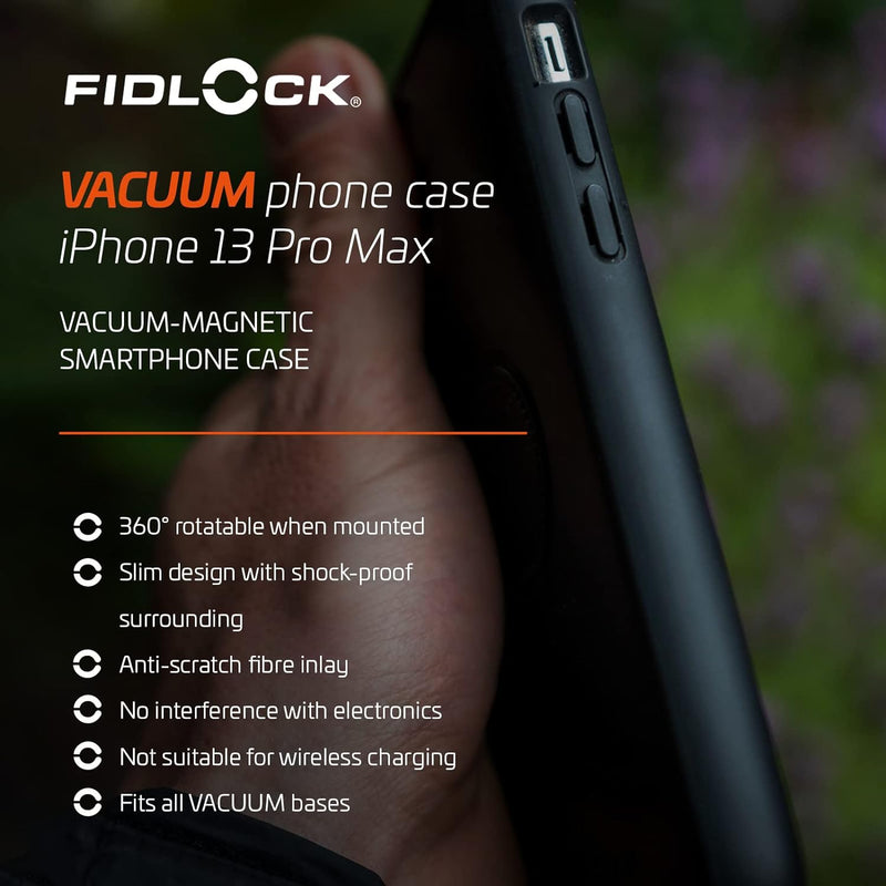 Fidlock VACUUM phone case iPhone 13 Pro Max, BLK