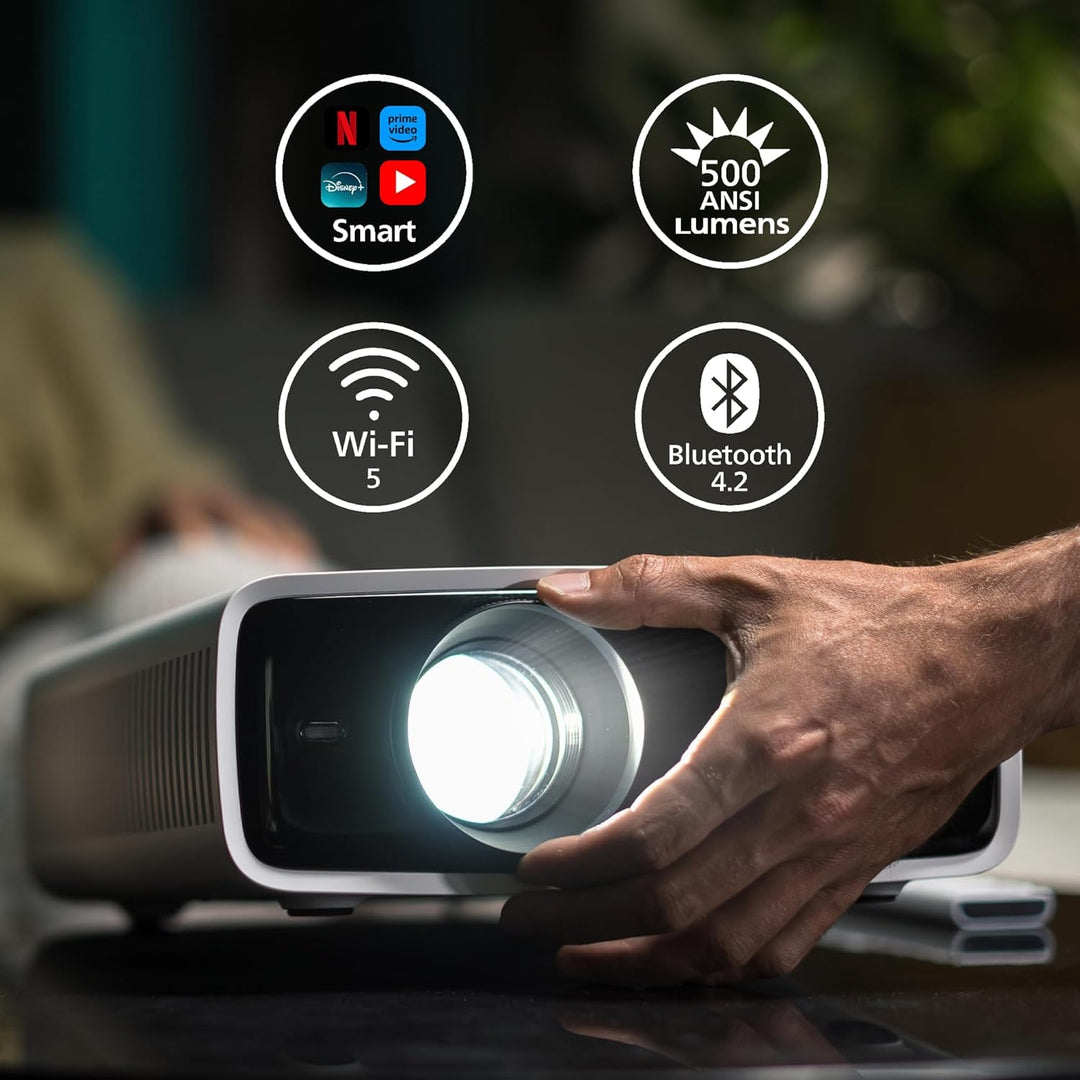 Videoprojektor - PHILIPS - NeoPix 550 Smart - Full HD 1080p - 500 Lumen - 100 Zoll