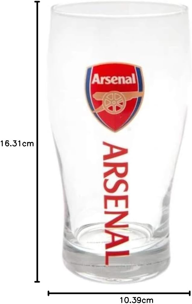 FC ARSENAL LONDON Wappen und Logo-Bierglas