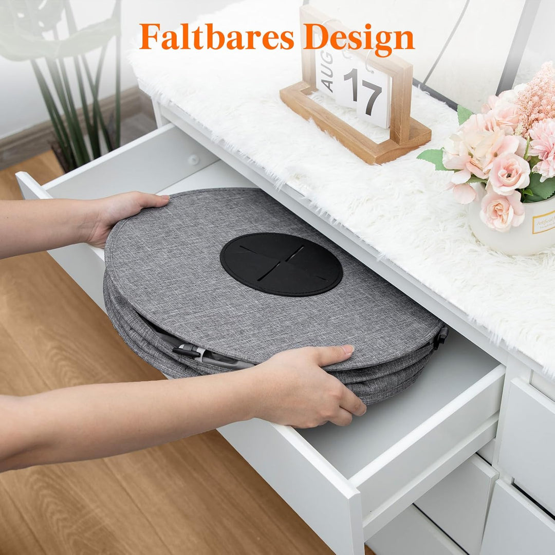 Lifewit 80L Kreis Pfandflaschen Sammelbehälter mit Deckel, Grosser Pfandflaschen behälter für die Le