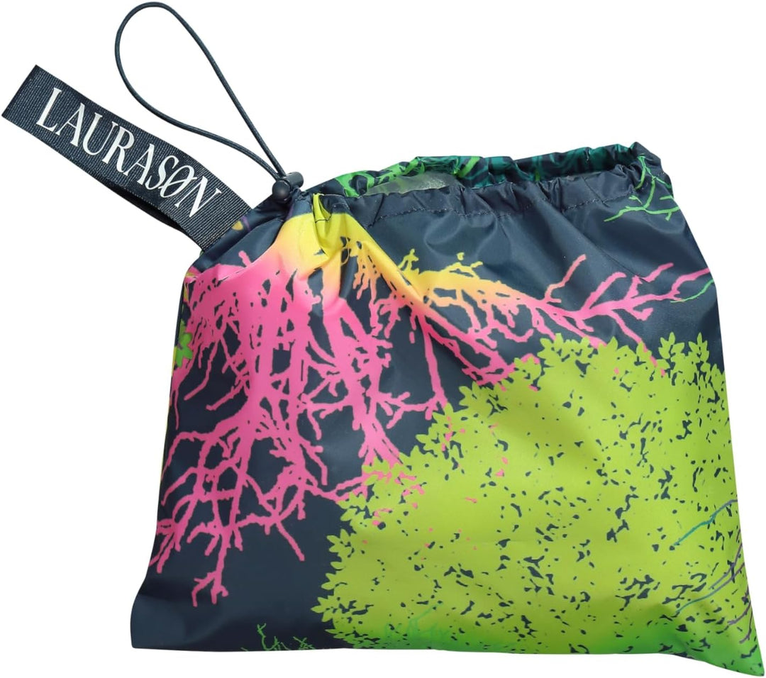 Laurasøn Funktions-Regencape, Unisex, Print, Kapuze 843051 Kiwi Einheitsgrösse, Kiwi Einheitsgrösse