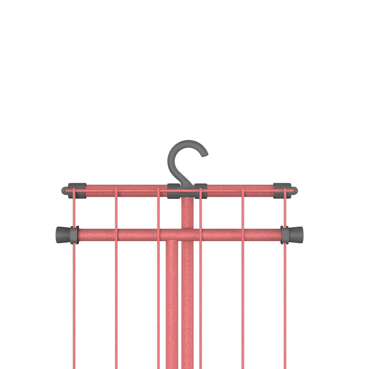 Rörets Wäschetrockner Compact Rosé – Aufbewahrungshaken - praktisch und stabil – braucht wenig Platz