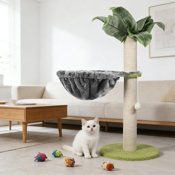 Gatuida Katzen Hängematte Ersatz: Katzenhängematte Gross Weich Warm Tiefes Korbdesign Kratzbaum Zube