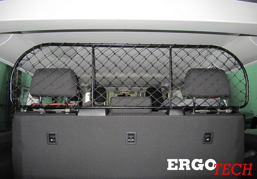 ERGOTECH Trennnetz Trenngitter für Volkswagen Multivan T6, RDA65-XL16 kvw012, für Hunde und Gepäck