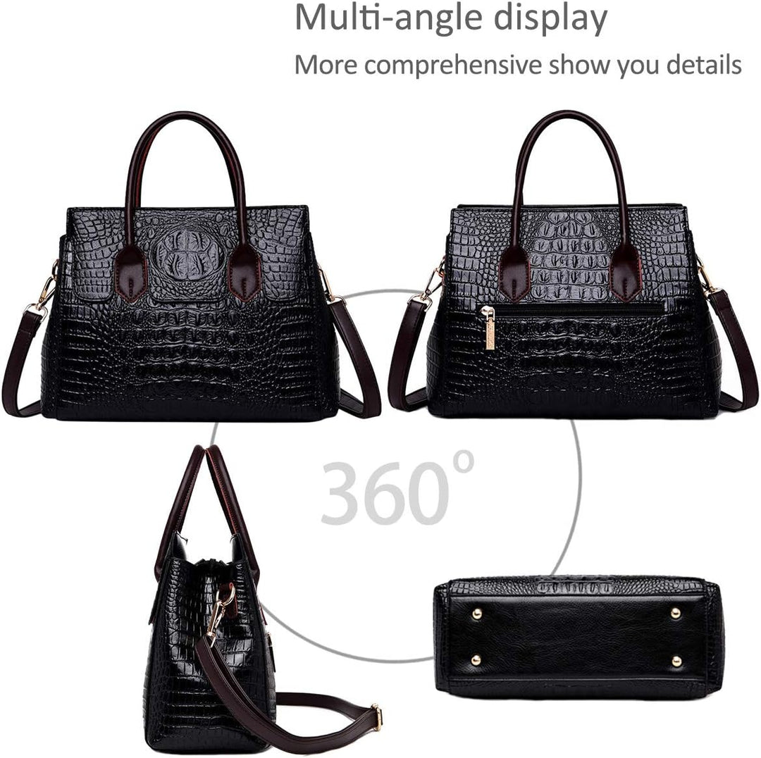 NICOLE &amp; DORIS Taschen Handtaschen designer taschen Krokodil Top umhängetasche luxuriöse ledertasche