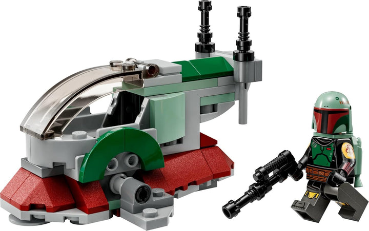 LEGO Star Wars Boba Fett's Starship Microfighter 75344 - Bauspielzeug Fahrzeug mit verstellbaren Flü