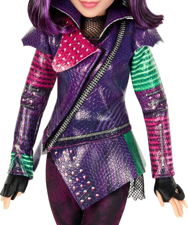 Mattel Descendants Mal Insel der Verlorenen zehntes Jubiläum Modepuppe mit abnehmbarem Outfit, Zubeh