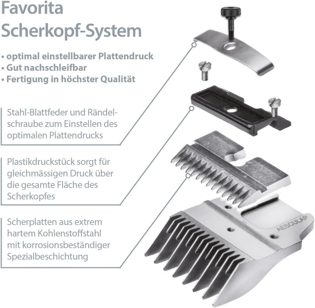 EHASO AESCULAP Schermaschine Favorita CL Cordless