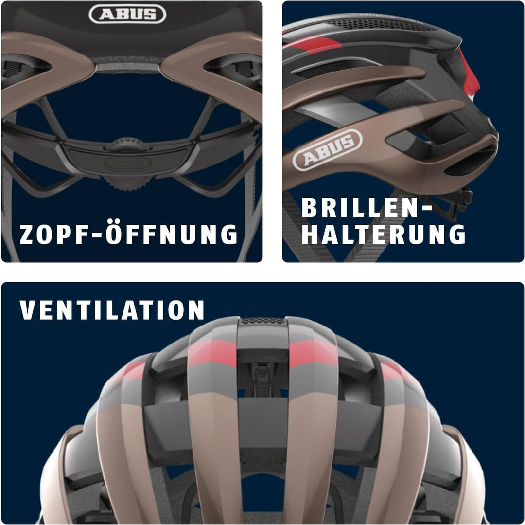 ABUS Rennradhelm AirBreaker - High-End Fahrradhelm für den professionellen Radsport - für Jugendlich