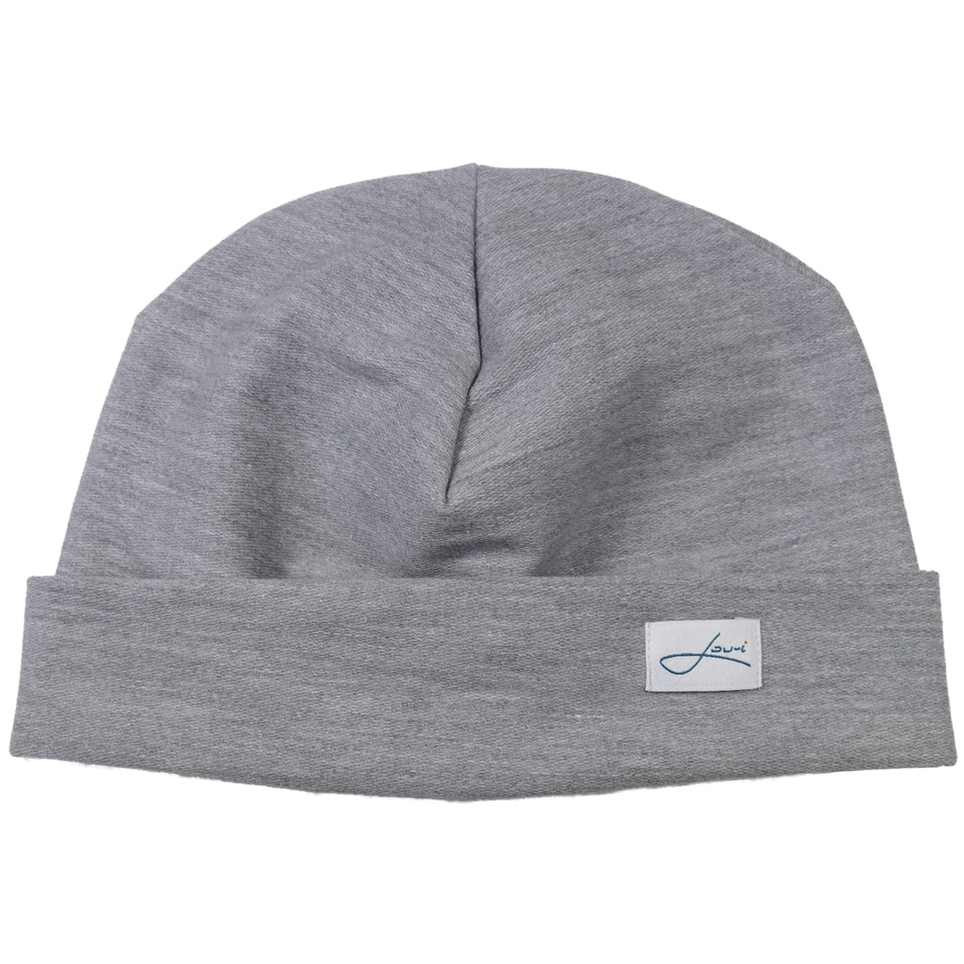 Baumwollmütze grau Beanie Made in Germany - Damenmütze & Herrenmütze - Sehr leichte & weiche Sommerm