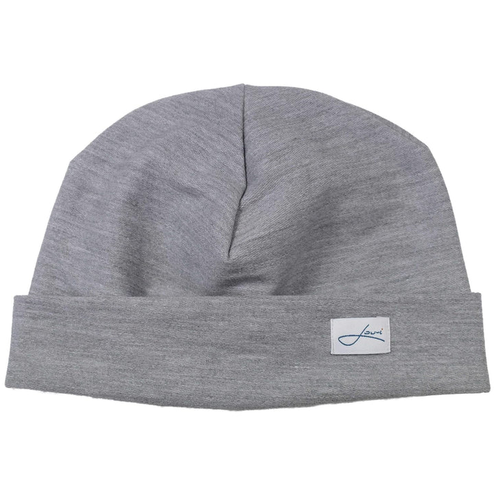 Baumwollmütze grau Beanie Made in Germany - Damenmütze & Herrenmütze - Sehr leichte & weiche Sommerm