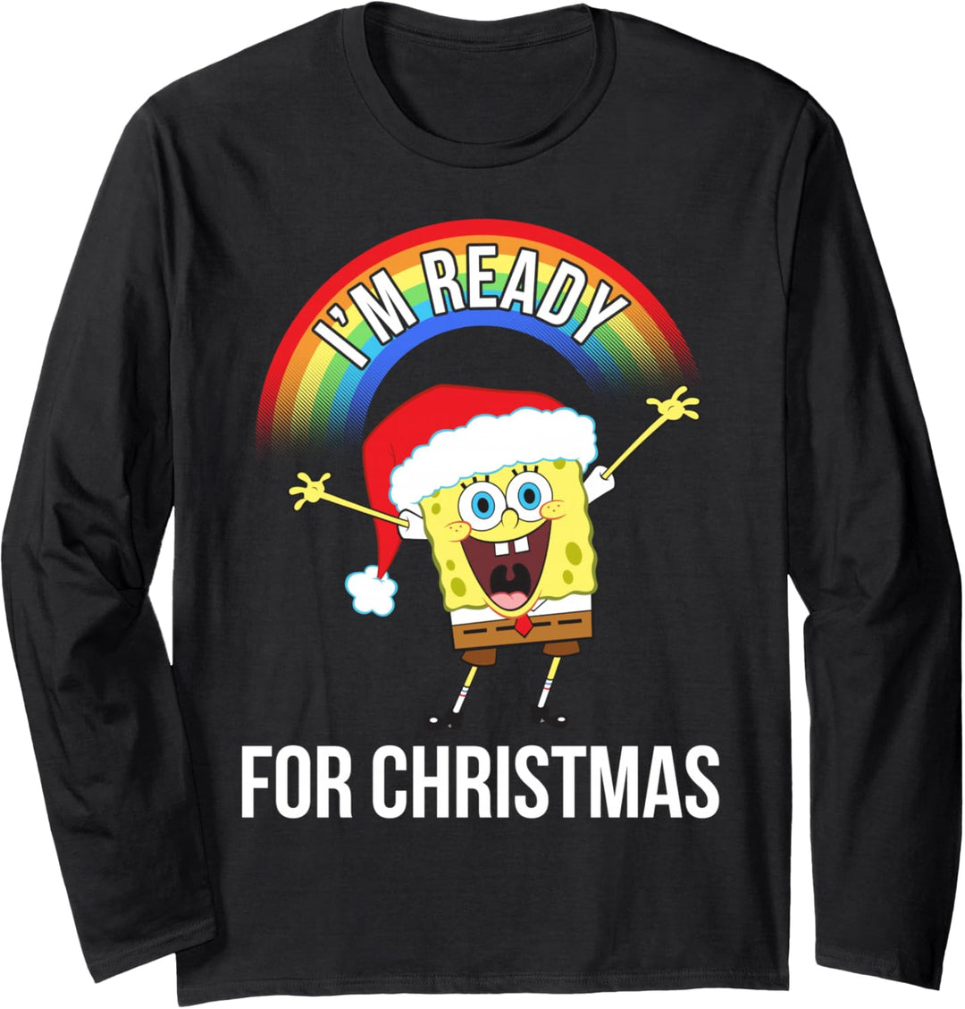Spongebob Squarepants I'm Ready For Christmas Langarmshirt