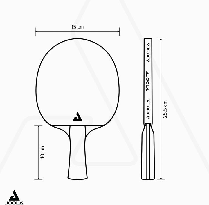 JOOLA Tischtennisschläger Infinity ITTF genehmigter Profi Carbon Tischtennisschläger - Zyramid/GL/In