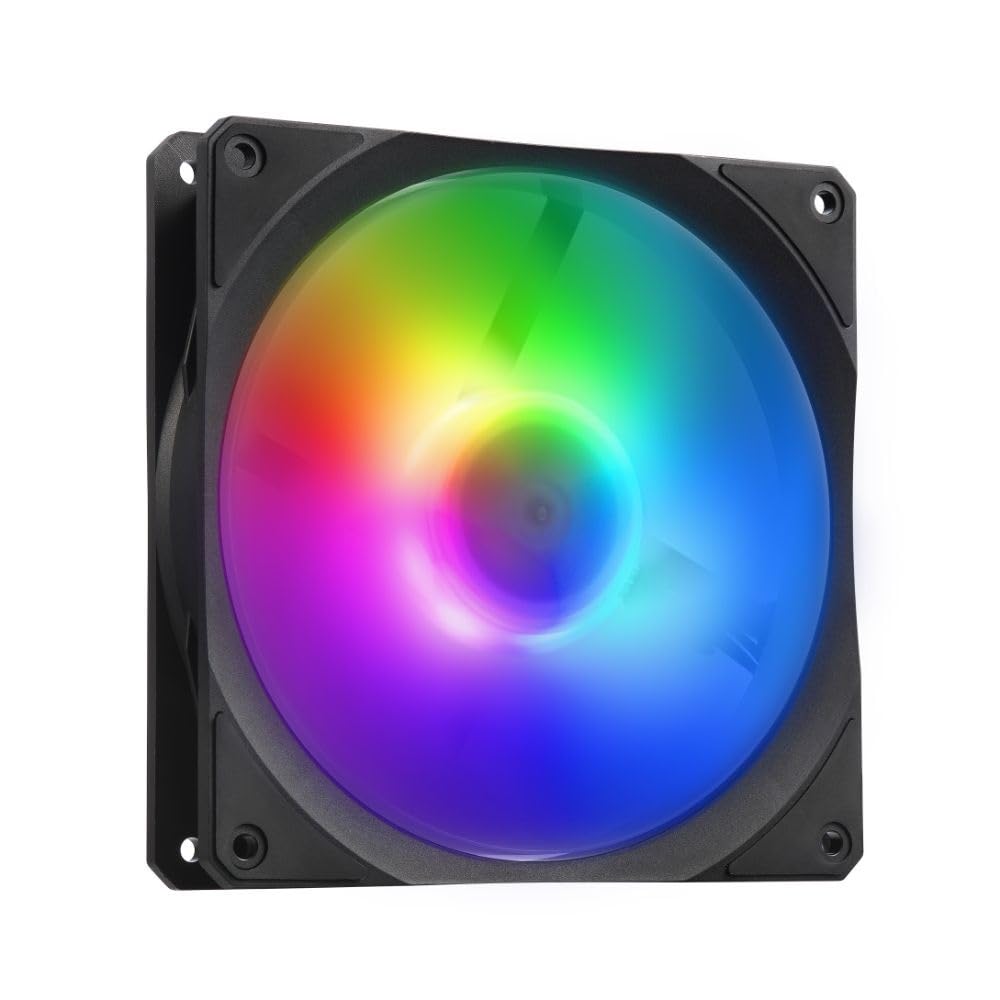 Cooler Master Mobius 140P ARGB Gehäuselüfter – 120mm ARG-Lüfter mit Ring-Blade-Design (PWM), Loop Dy
