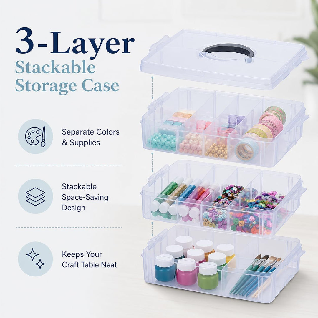 Simthread Maschinen-Stickgarn aus Polyester, 63 Farben, mit Kunststoff-Aufbewahrungsbox für Stickere
