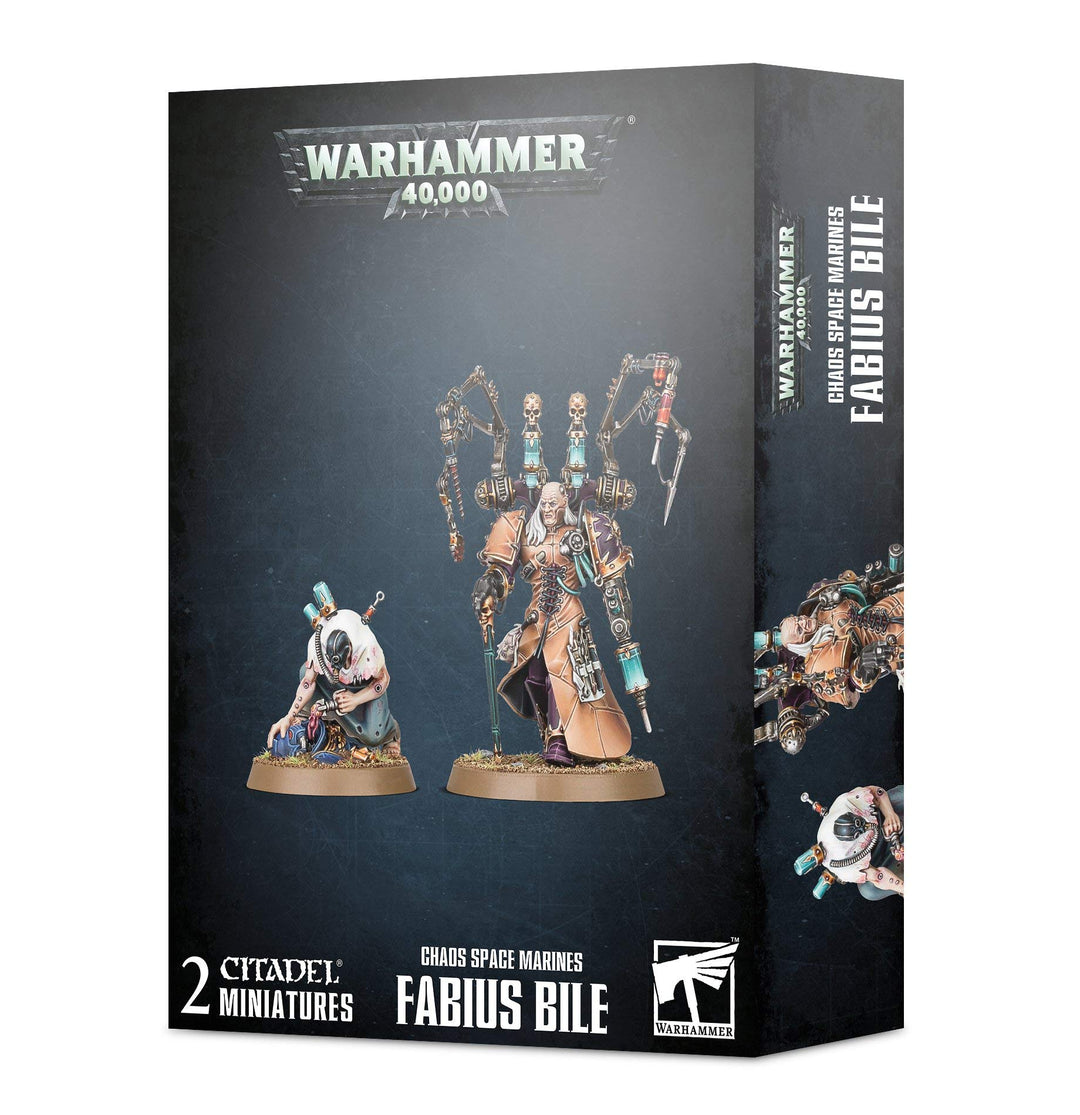Games Workshop - Warhammer 40.000 - Chaos Space Marines Fabius Bile, Schwarz