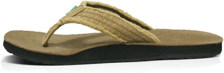 Sanuk Herren Fraid So Zehentrenner 51 EU Khaki, 49 EU Khaki