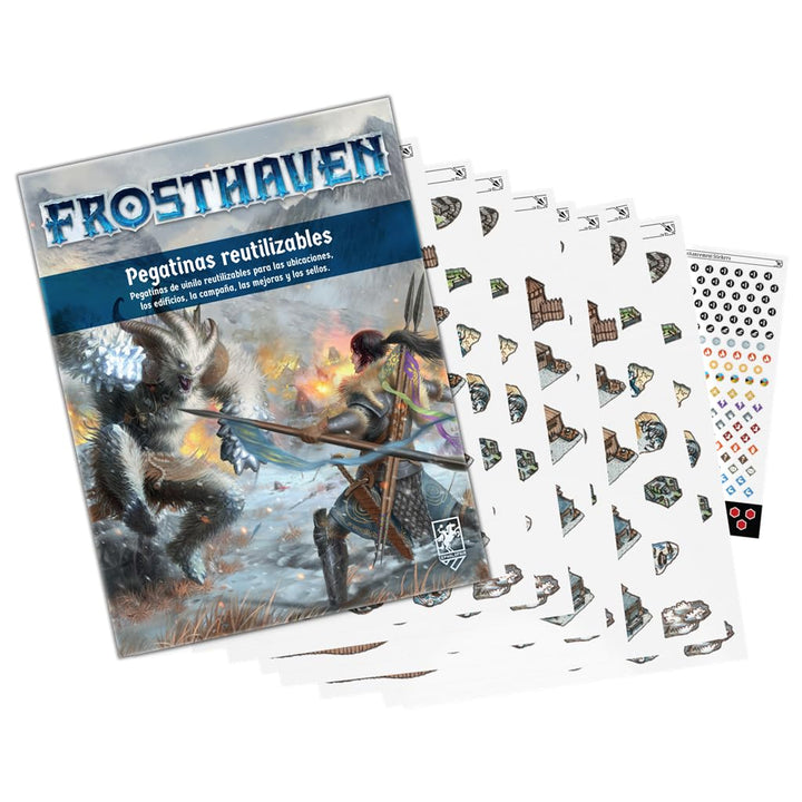 Cephalofair Games Frosthaven: Wiederverwendbare Aufkleber, Erweiterung, Brettspiel, ab 14 Jahren, 1