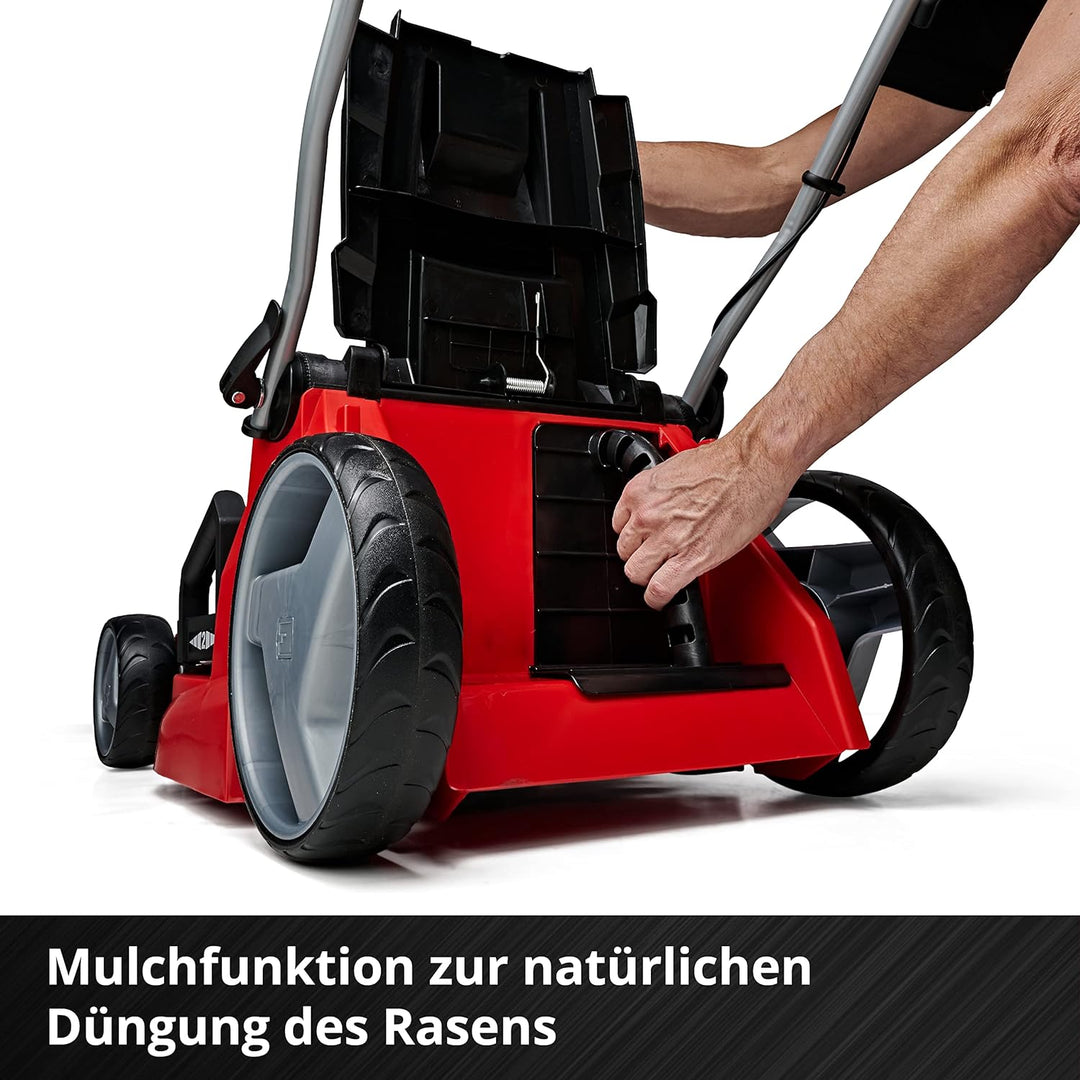 Einhell Akku-Rasenmäher GE-CM 43 Li M Kit Power X-Change (36V, 43 cm Schnittbreite, bis 600 m², Brus