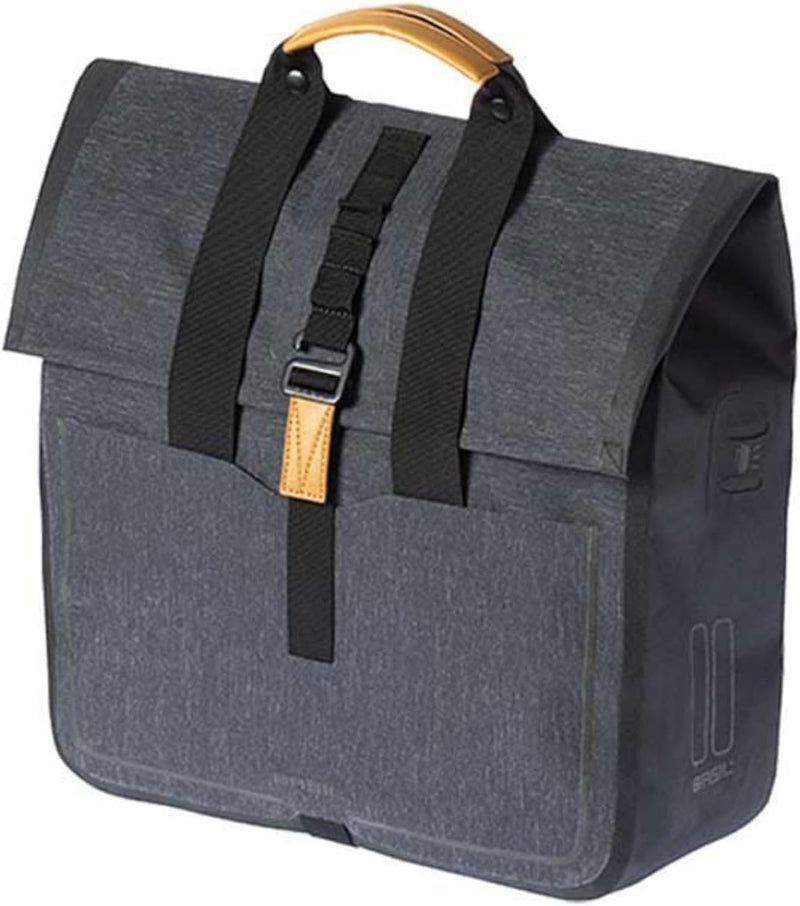 Basil Urban Dry Shopper Fahrradtasche 34 x 16 x 48 cm Dunkelgrey, 34 x 16 x 48 cm Dunkelgrey