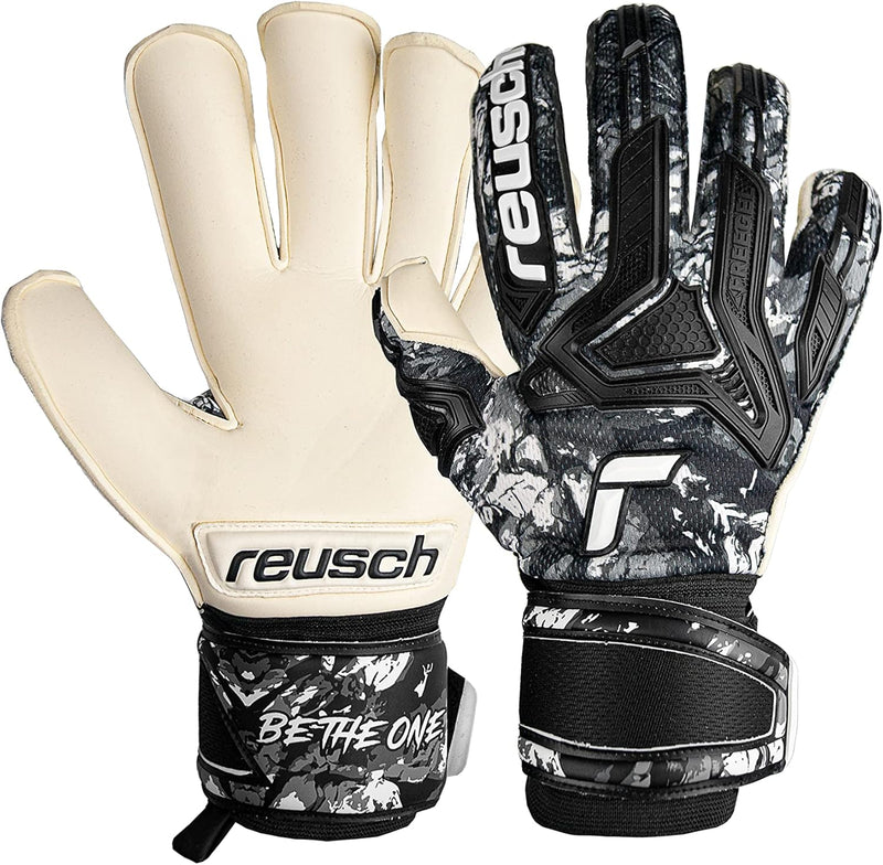 Reusch Attrakt Freegel Gold Evolution Cut Unisex Torwarthandschuhe mit Aussennaht Schnitt und Grip G
