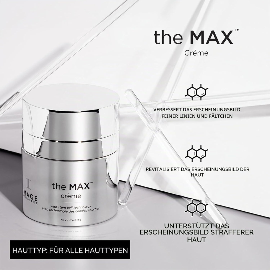 Anti Aging Gesichtscreme - Image Skincare The Max Crème 48g – Anti Falten Feuchtigkeitscreme – Für t