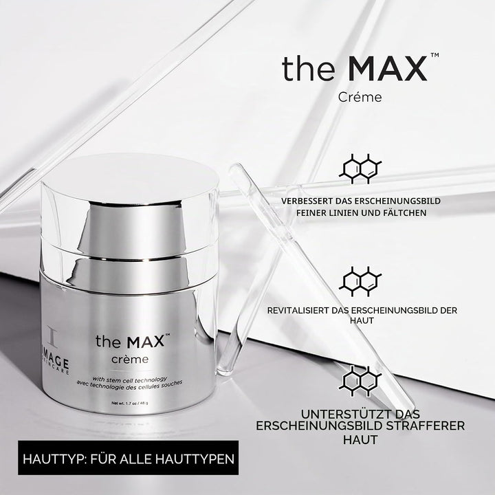 Anti Aging Gesichtscreme - Image Skincare The Max Crème 48g – Anti Falten Feuchtigkeitscreme – Für t