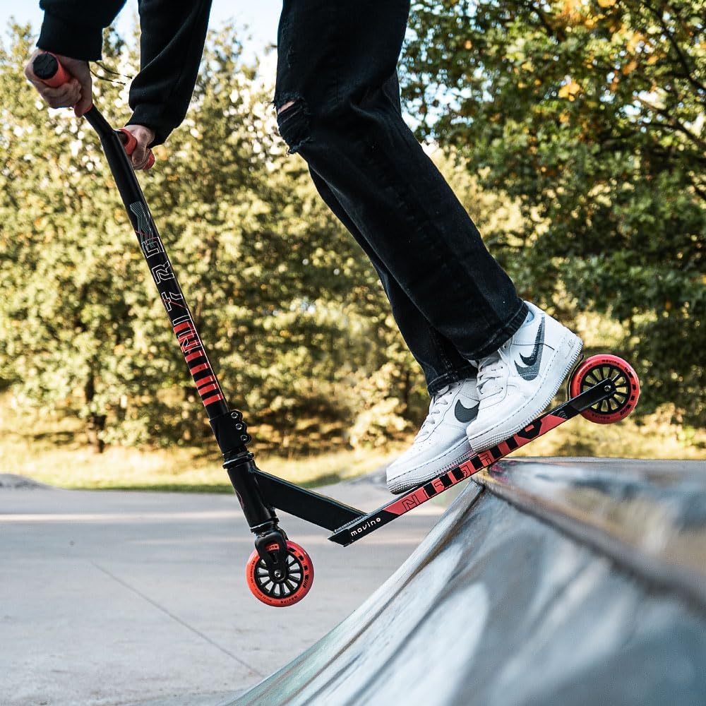 Movino Stunt Scooter Stunt Roller Kickscooter Professioneller Freestyle Roller Trick Roller ABEC 9 K