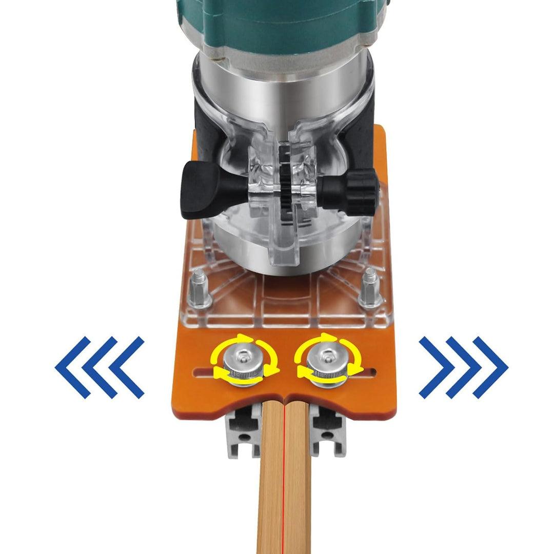 Sorandy 2-in-1-Kompaktbefestigungs-Schlitzhalterung, Multifunktionale Holzschneider-Fräsbasis, Holzf