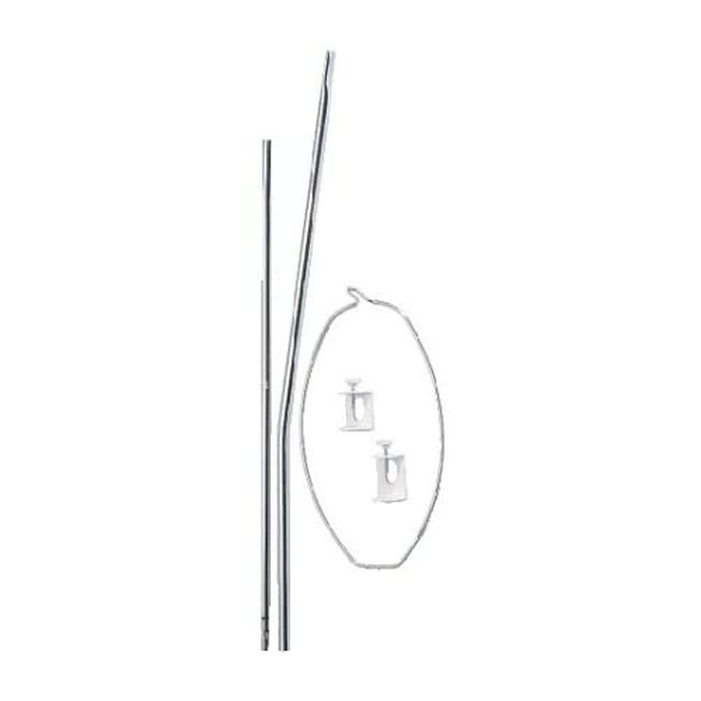 roba Himmelstange für Babybetten - Universal Himmelhalter in Weiss - Zubehör für Betthimmel - ca. 15