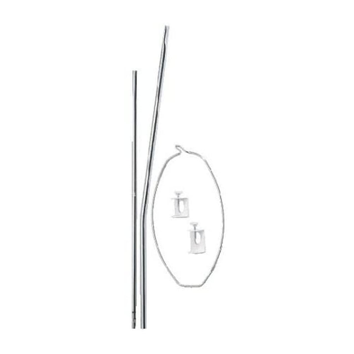 roba Himmelstange für Babybetten - Universal Himmelhalter in Weiss - Zubehör für Betthimmel - ca. 15