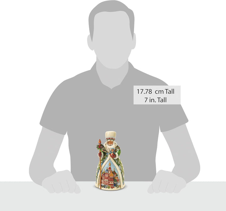 Enesco Jim Shore Heartwood Creek Figur aus Kunstharz, russischer Weihnachtsmann, 6.75" to 7.25"h., R