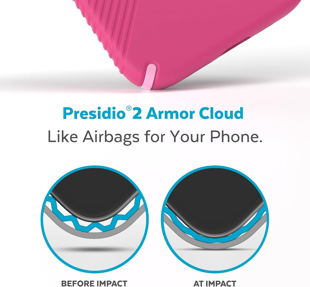 Speck Presidio Grip Schutzhülle für Apple iPhone 14 Plus Digital rosa Digital Pink/Blossom Pink/Weis