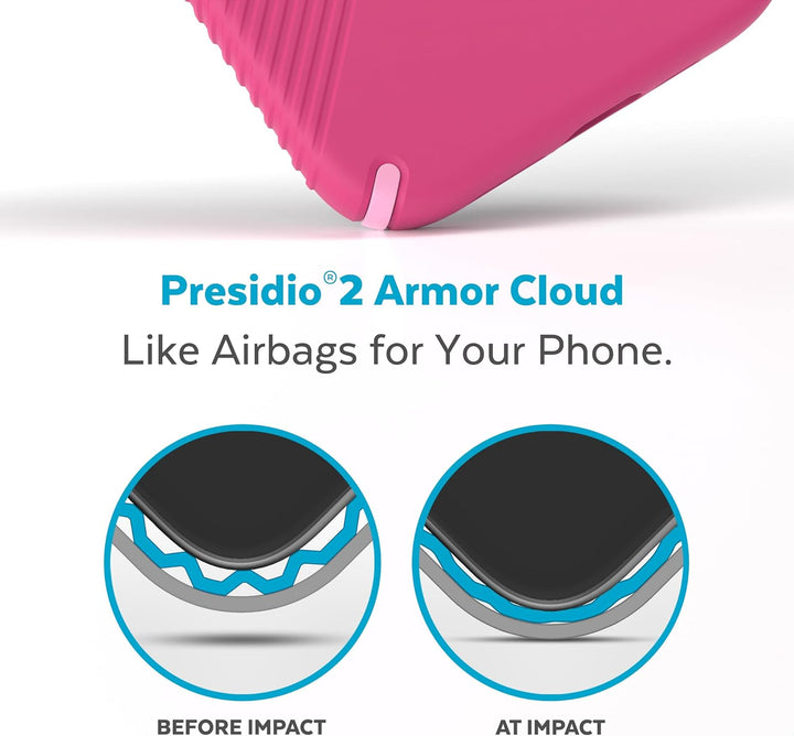 Speck Presidio Grip Schutzhülle für Apple iPhone 14 Plus Digital rosa Digital Pink/Blossom Pink/Weis