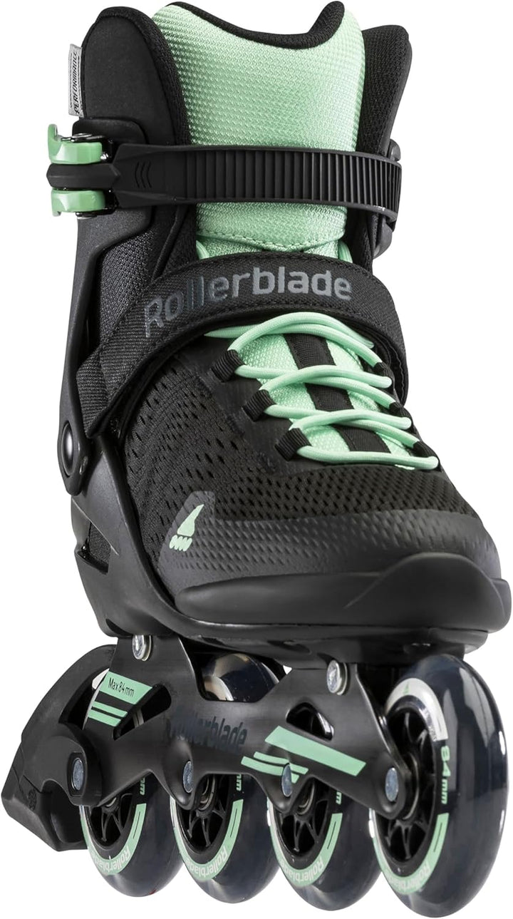 Rollerblade Spark 84 W, Inlineskates für Damen EU: 39 (UK: 6 / US: 8) Schwarz/Mint, EU: 39 (UK: 6 /