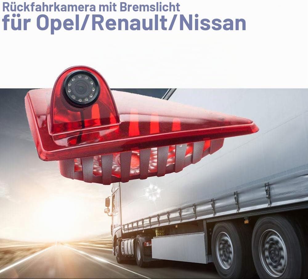 Auto Dritte Dach Oben Halterung Bremslicht Kamera Bremslicht Rückfahrkamera für Opel/Vauxhall Movano