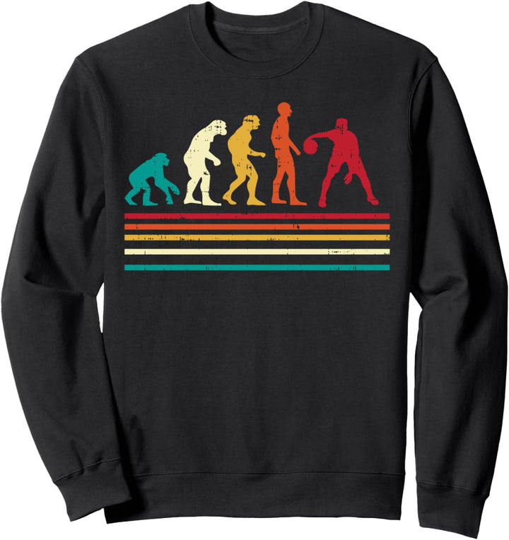 Basketball Evolution Cool Baller Player Coach Men Women Kids Sweatshirt