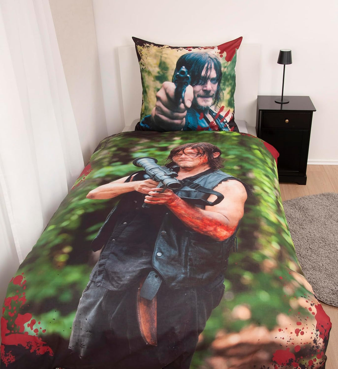 Herding The Walking Dead Daryl Dixon Sondermodell Bettwäsche 135 x 200 cm Geschenk All-in-One Outlet