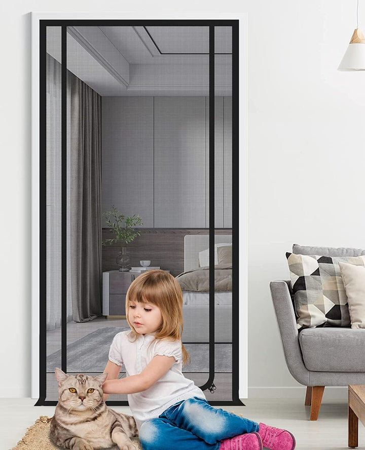 Cat Screen Katzennetz für Balkon, Haustiere Bildschirm Tür, verhindern, DASS Katzen aus Laufen, Katz