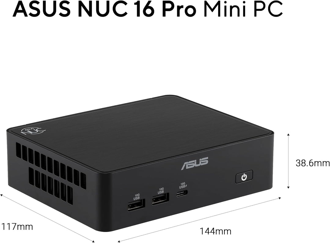 ASUS NUC 16 Pro RNUC16GDKX76C002 (Intel Core Ultra X7 358H,Intel Arc B390 Grafik, Intel WiFi 7, Blue