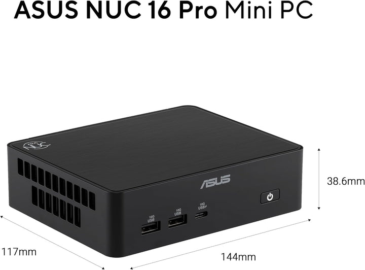 ASUS NUC 16 Pro RNUC16GDKX76C002 (Intel Core Ultra X7 358H,Intel Arc B390 Grafik, Intel WiFi 7, Blue