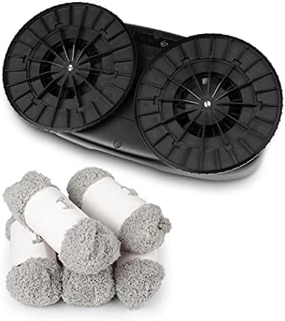 HUTT Originalzubehör für Fensterreinigungsroboter-Ersatz-Tücher, 10 Teile Wischmopp 5 Stück Lappen,