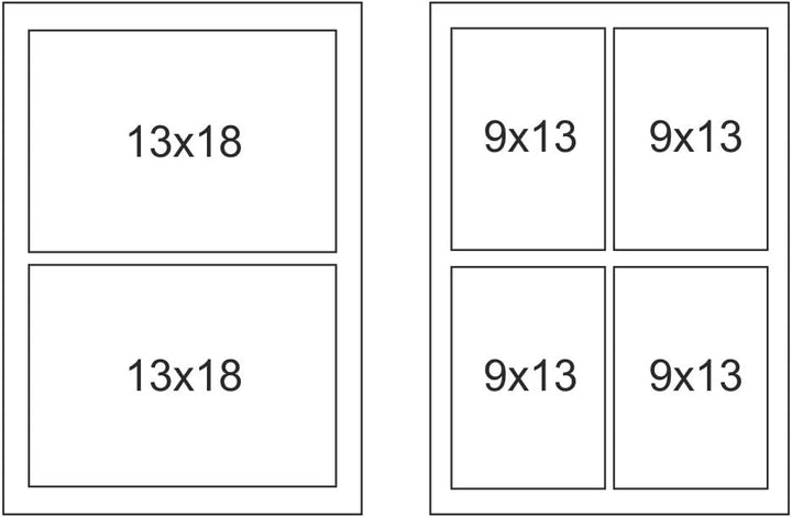 Geburtsfotoalbum mit Agenda 23 x 30 cm, 56 leere Seiten und 4 anpassbare Seiten aus dickem und wider