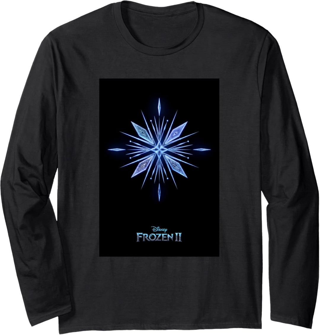 Disney Frozen 2 Snowflake Poster Langarmshirt