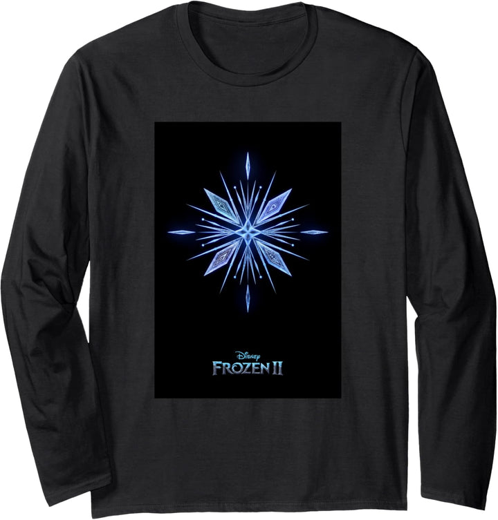 Disney Frozen 2 Snowflake Poster Langarmshirt